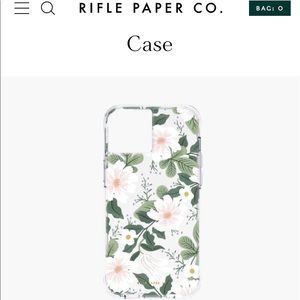 Rifle Paper Co. Clear Willow iPhone Case